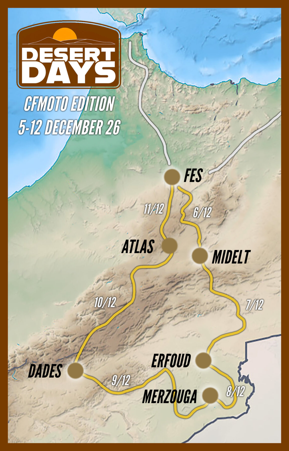 Desertdays2026 Routemap